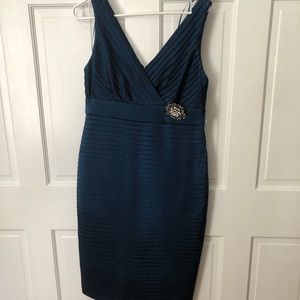 R&M Richards teal dress